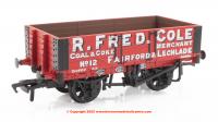 37-060A Bachmann 5 Plank Wagon Wooden Floor R. Fred. Cole Coal